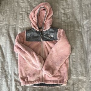 The North Face Fleece Pink Zip Up Hoodie / Jacket Toddler 4T